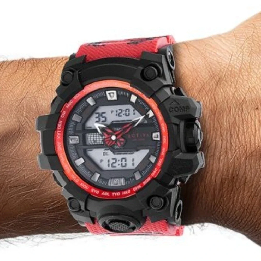 NEW Invicta Activa Neo x Men's Watch 55mm, Red, ACW428-005 #1090‎